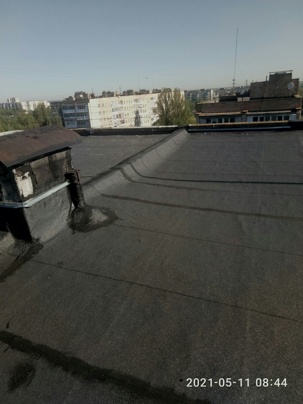 Поточний ремонт покрівлі за адресою вул.Леваневського, 57 п.6