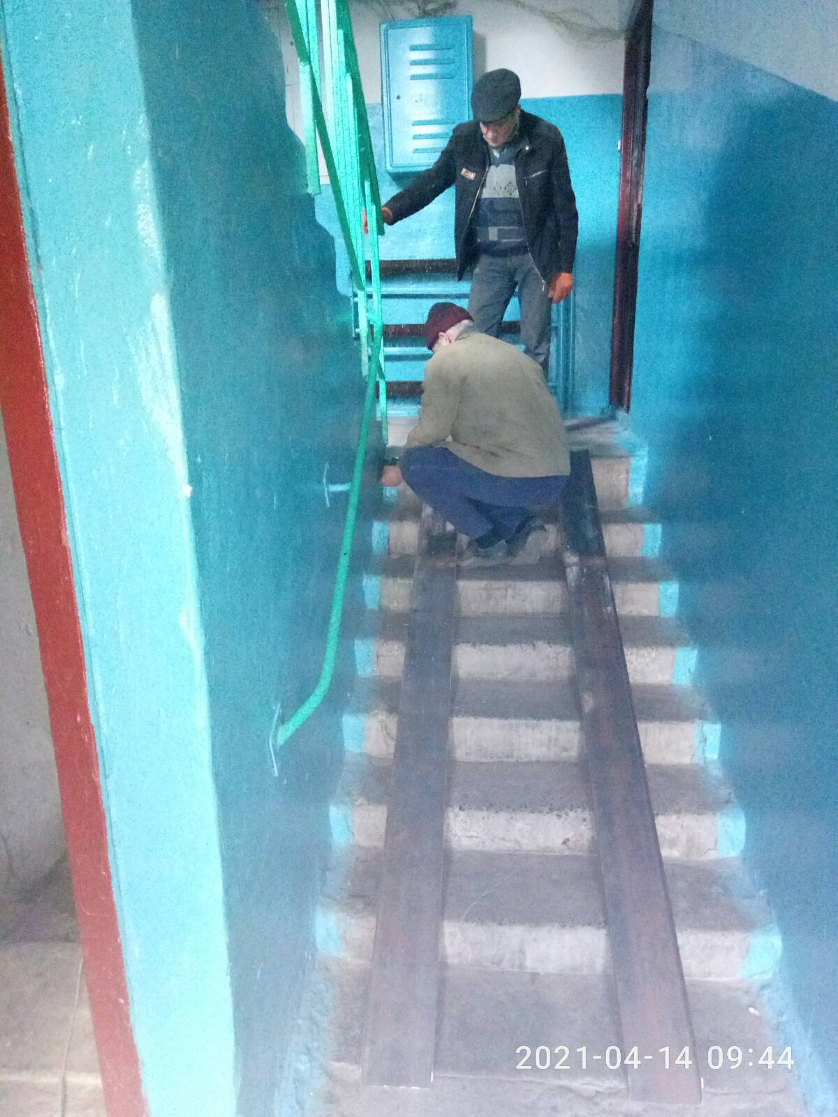 Встановлення пандусу на будинку Леваневського, 65 під.3