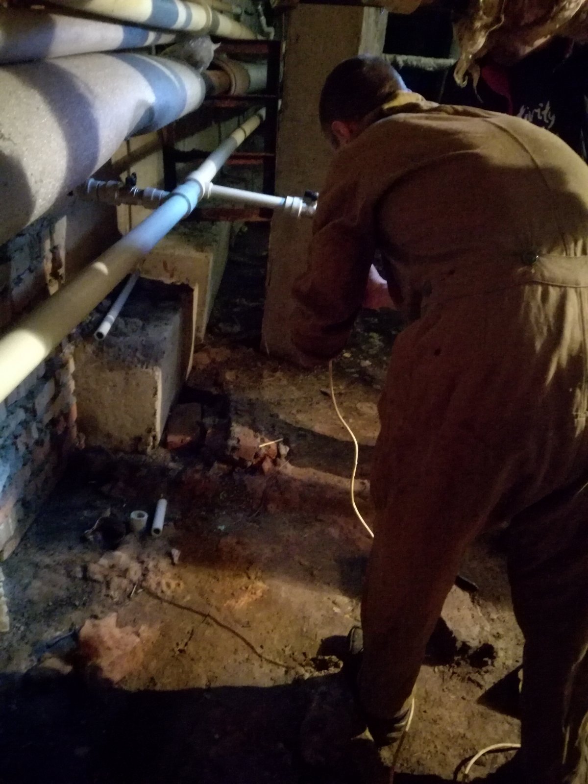 Жек №7, Ремонт, трубопровод, замена, фото