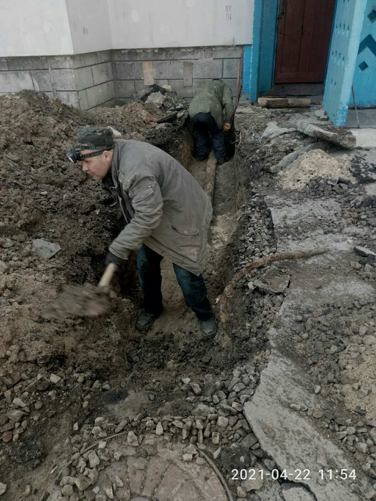 Заміна зливової  наружної каналізаційної мережі за адресою Леваневського